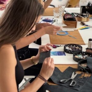 Workshop résztvevők interaktív csapatépítő programon